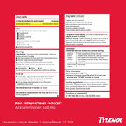 Tylenol 100 Count / Multi / Muscle Aches Tablets-100 ct Acetaminophen