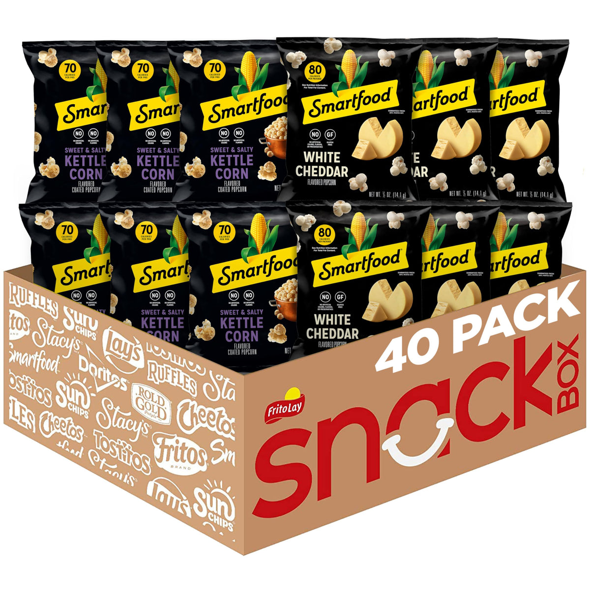 Smartfood Variety Pack / 0.5 Ounce (Pack of 40) / Smartfood Popped