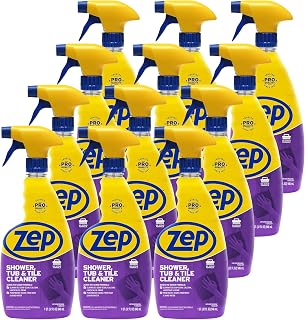 Zep Shower, Tub & Tile Cleaner - 32 oz (Pack of 12) Bathroom Cleaner