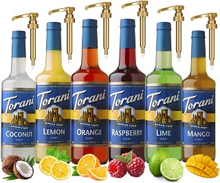Torani Sugar Free Refresher Syrup Variety | 6-Pack