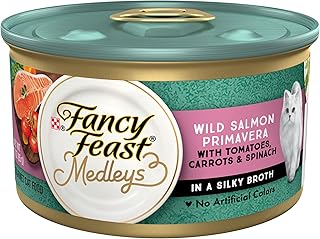 Purina Fancy Feast Medleys Wild Salmon Primavera (24 Pack) 3 oz