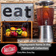 Cold Beverage Dispenser by Tablecraft – 3.5 gallons, Stainless Steel, Silver, Model N175