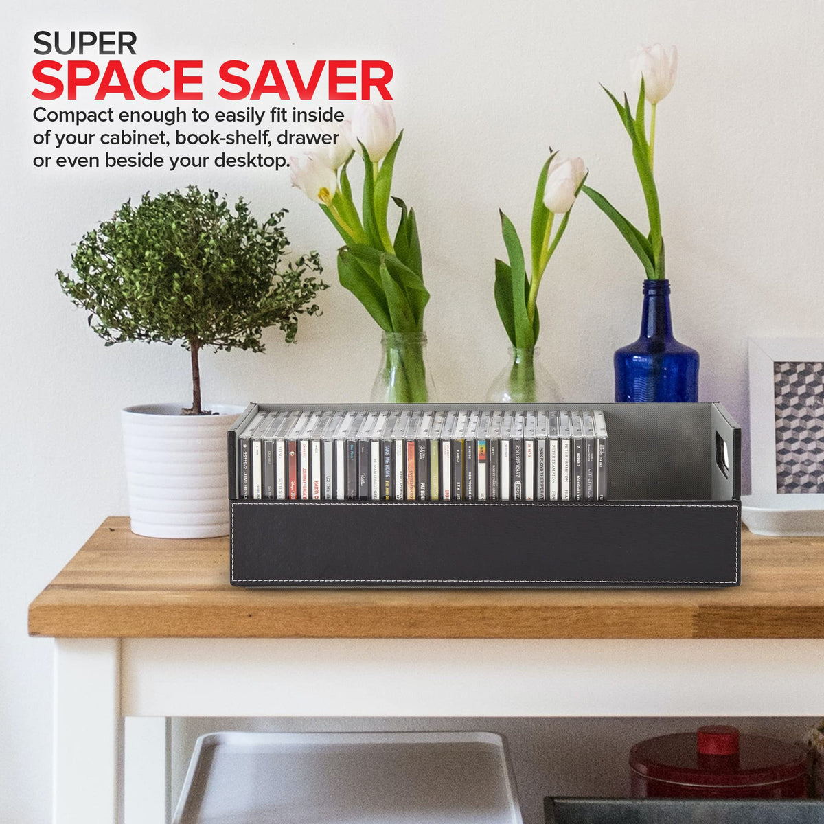 Stock Your Home Black & Gray Interior / 40.0 load / 1 CD Racks