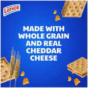 Made with Whole Grain Cheddar Cheese Sandwich Crackers by Lance – 1.5 Ounce (Pack of 8), Pack of 8