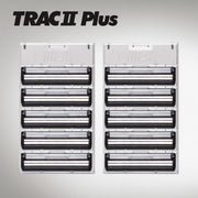TRAC II - 30 Cartridges by Gillette – 30 Count (Pack of 1), Black, Model 047400112728