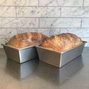 Loaf Pan set 1 Lb by USA Pan – 1 Pound, Alloy Steel, Aluminized Steel, Pack of 2, Model 1140LF-ST-2-1