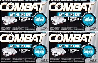 Combat 023400459018 Ant Killing Bait Stations, 6 Count (Pack of 4)