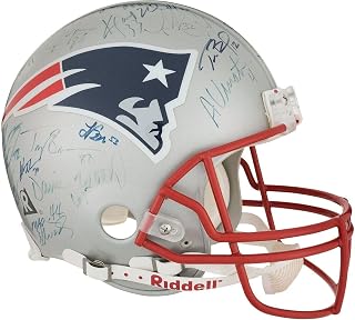 2001 New England Patriots Team Signed Helmet Tom Brady First Super Bowl JSA - Autographed NFL Helmets