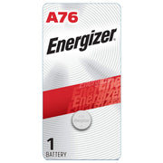A76 Batteries (1 Pack) by Energizer – 1 Count (Pack of 1), Other, Silver, Model EVEA76BPZ