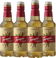Torani Puremade Vanilla Flavored Drink Syrup, 12.7 fl oz, 4 Pack