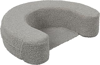 ECR4Kids SoftZone Cozy Sit-Up Support Ring Baby Floor Pillow, Grey