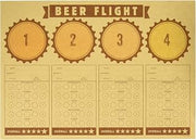 Creative Converting Cheers & Beers Beer Flight Placemats Party Supplies, Multicolor