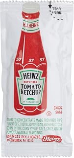 HEINZ Tomato Ketchup, Single Serve Packages (Pack of 200)