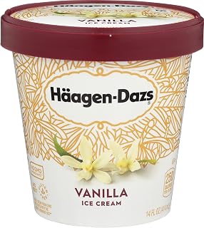 Häagen-Dazs Haagen-Dazs, Vanilla Ice Cream, Pint (8 Count)