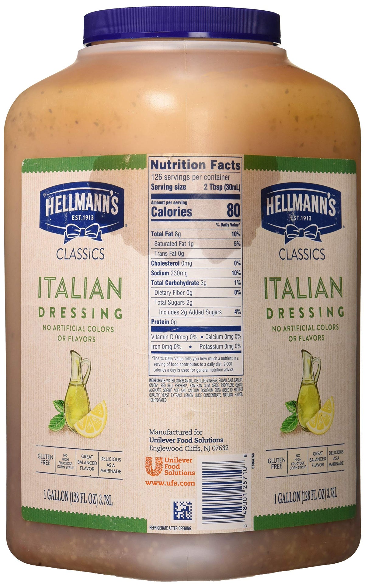 Italian Bottles by HELLMANN'S – Commercial Grade