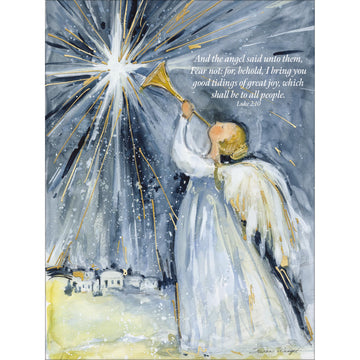 Angels Sing Classic Christmas Cards by Susan Winget by Lang – 5.5 x 6.5 inches, Paper, Multi, Pack of 12, Model 2004060