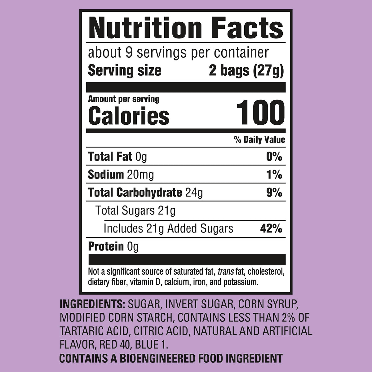 Sour Eggs Soft & Chewy Easter Candy by Sour Patch Kids – 18 Count (Pack of 2), Purple, Pack of 2
