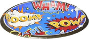 Creative Converting Superhero Slogans Lunch/Dinner Plates Party Supplies, Multicolor, 8.75"