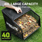 13" Artificial Turf Sweeper by Steelite – Stainless Steel, green and gray, Model AZDG935