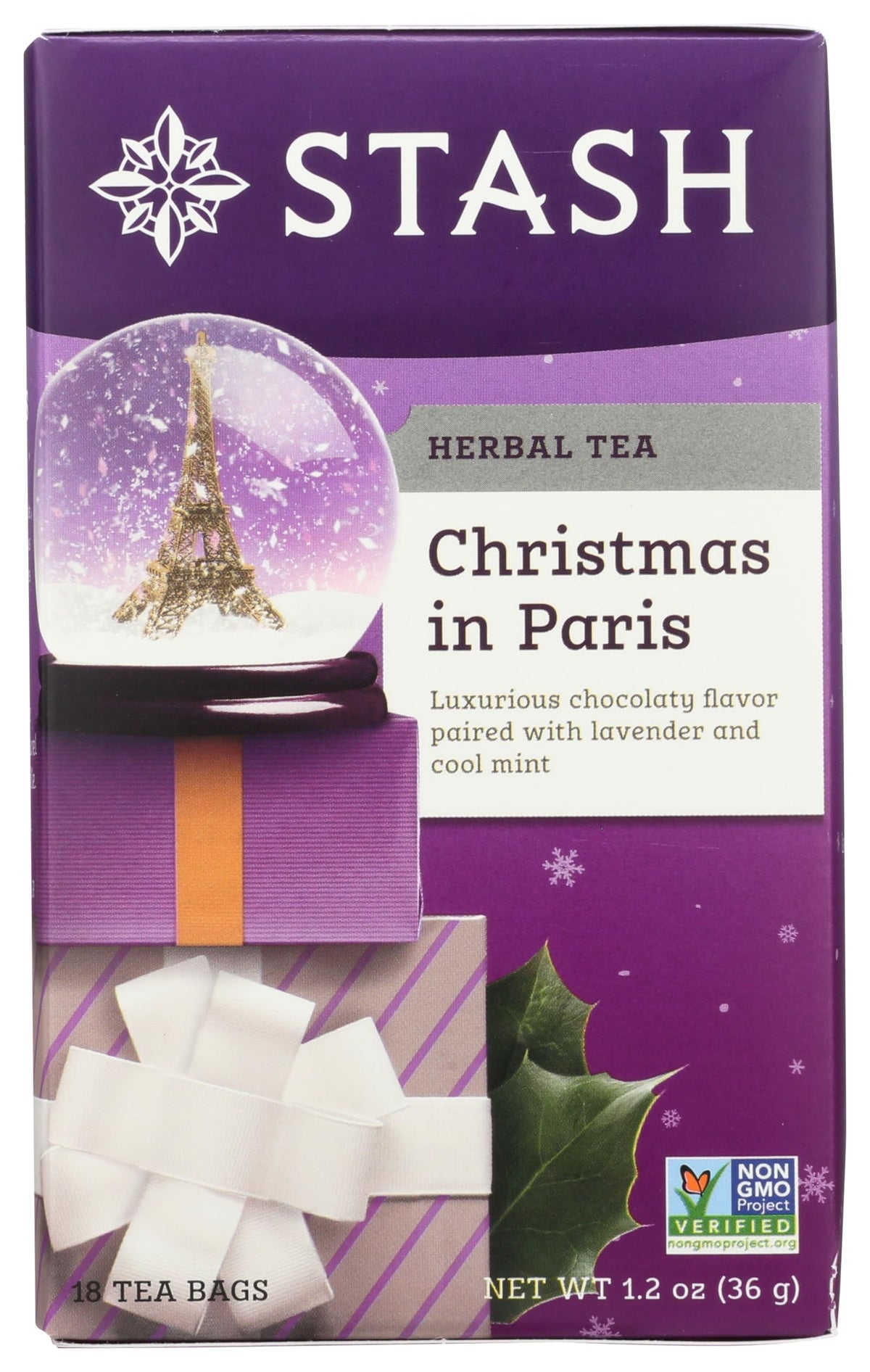 TEA Christmas In Paris -Herbal Tea by Stash – 18 Count (Pack of 1), Model 00139052