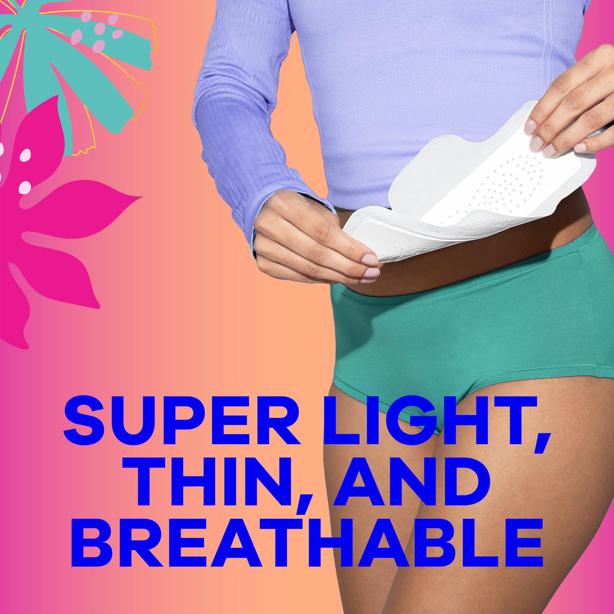 Radiant Teen Pads by Always – Regular (Size 1), Cotton, Model 8110901