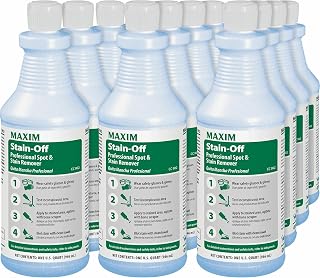 Maxim Midlab Stain-Off Professional Spot/Stain Remover, 32 fl oz, Ready To Use, Pack of 12