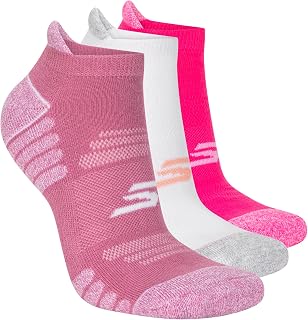 Skechers Women's 3-pack Performance Pickleball Low Cut Socks, Odor Control & Mesh Ventilation