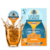 Liquid Science Arctic Freeze Single Serve Hydration Pods - Peel and Pour - Orange - Pack of by Java House – 64.8 Fl Oz (Pack of 1), Orange