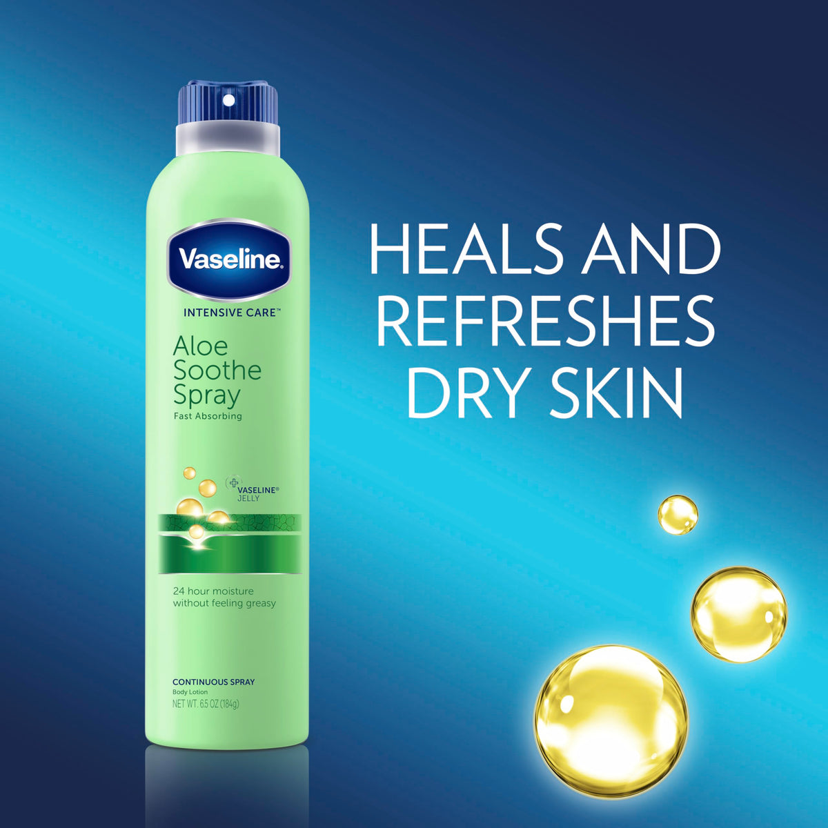 Vaseline White / 6.5 Ounce (Pack of 1) / Aloe Soothe Lotions