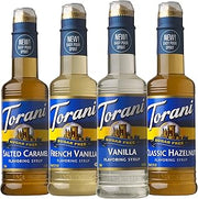 Torani Sugar Free Drink Syrup Coffeehouse Variety Pack, 12.7 fl oz Set of 4