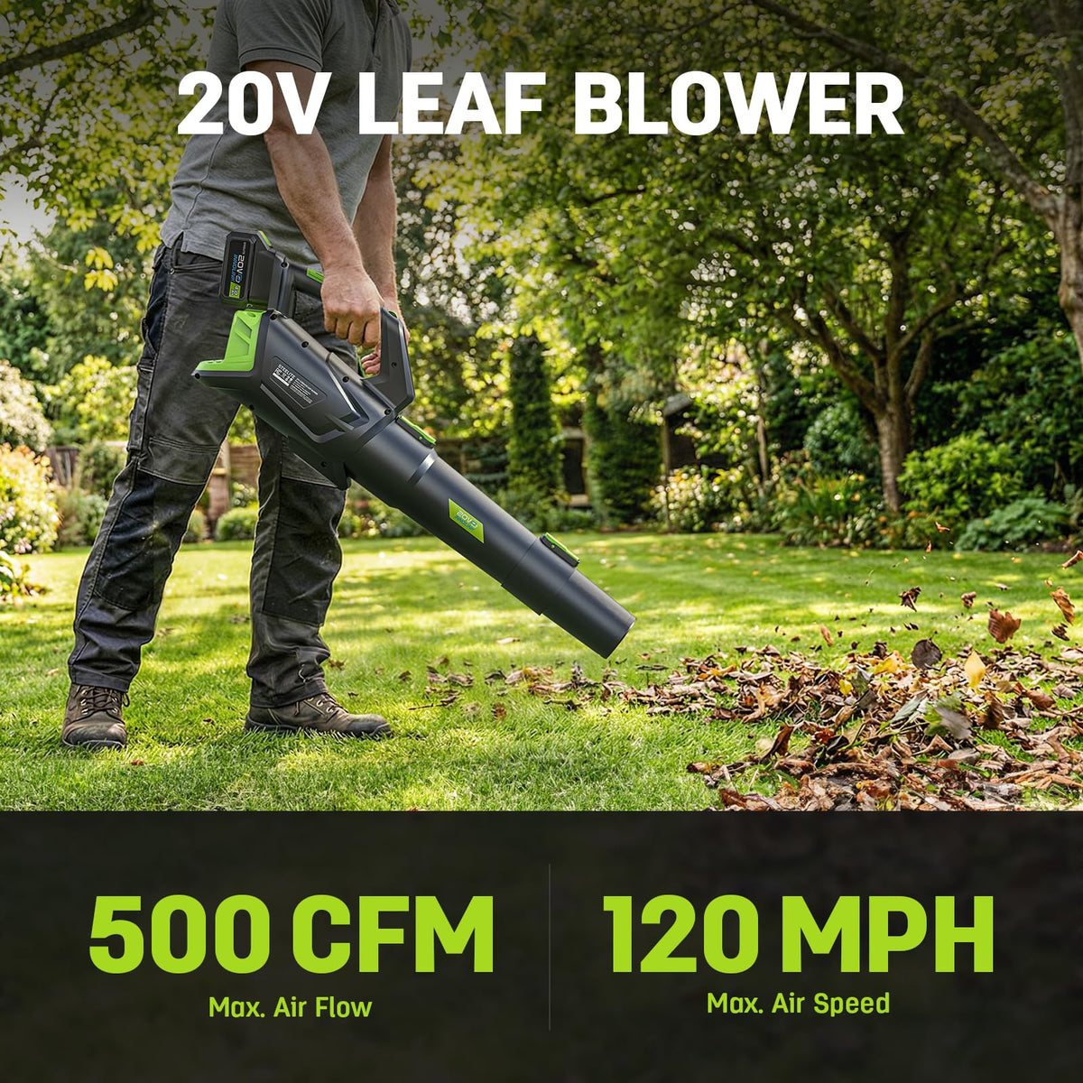 40V 17 in Electric Lawn Mower Combo with String Trimmer and Leaf Blower by Steelite – Forest Green, Model AZDG512+AZDG308-1-NEW
