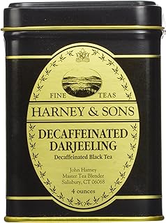 Decaffeinated Darjeeling, Loose tea 4 ounces in a tin by Harney & Sons