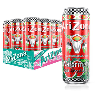 Watermelon | Fruit Juice Cocktail | 22 Fl Oz (12 Pack) by AriZona – 22 Fl Oz (12 Pack), Watermelon, Pack of 12