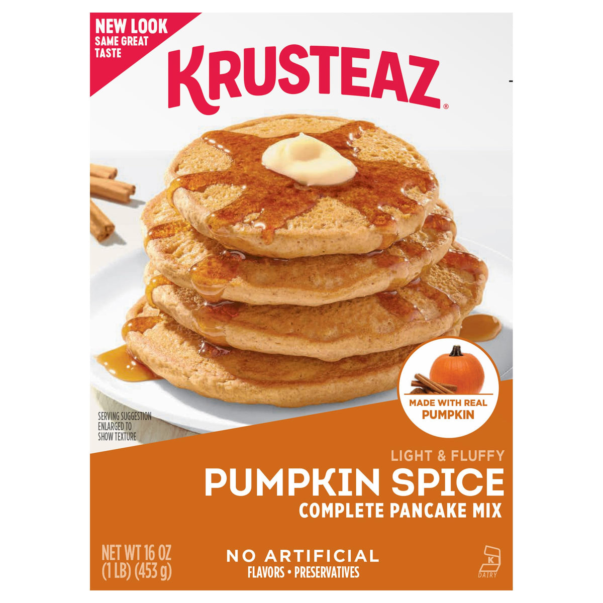 Pumpkin Spice Pancake Mix by Krusteaz – 16 Ounce (Pack of 1)