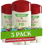 Old Spice Antiperspirant Deodorant for Men, Fiji Scent, 3.4 oz, Pack of 3