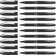 Schneider One Sign Rollerball Pen Indelible, Line Width 1.0 mm, Black Pack of 10 | Waterproof according to ink standard ISO 14145-2