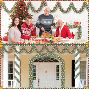 Christmas Tinsel Garland by Generic – Green, Polyethylene Terephthalate (PET), Model LCS250918JSNJR-618-01
