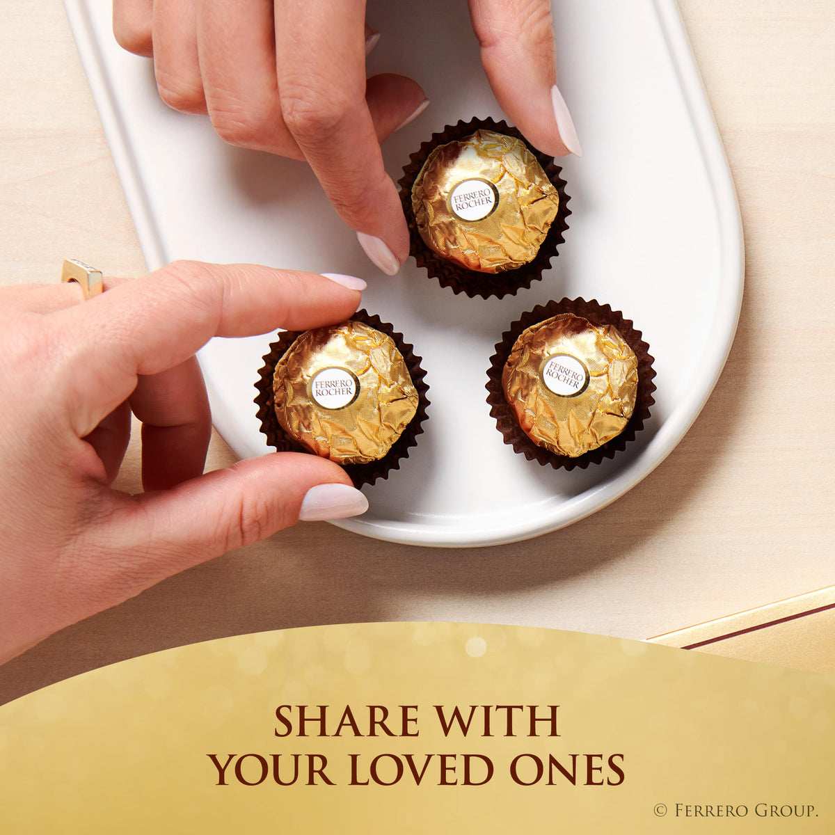 Chocolate Candy by Ferrero Rocher – 42 Count, Model 00009800120420