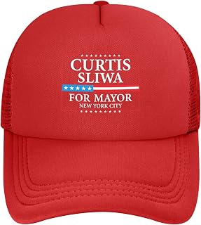 Curtis Sliwa for New York City Mayor 2025 Election Hat Election Race Golf Dad Trucker Hats Mesh Snap Back