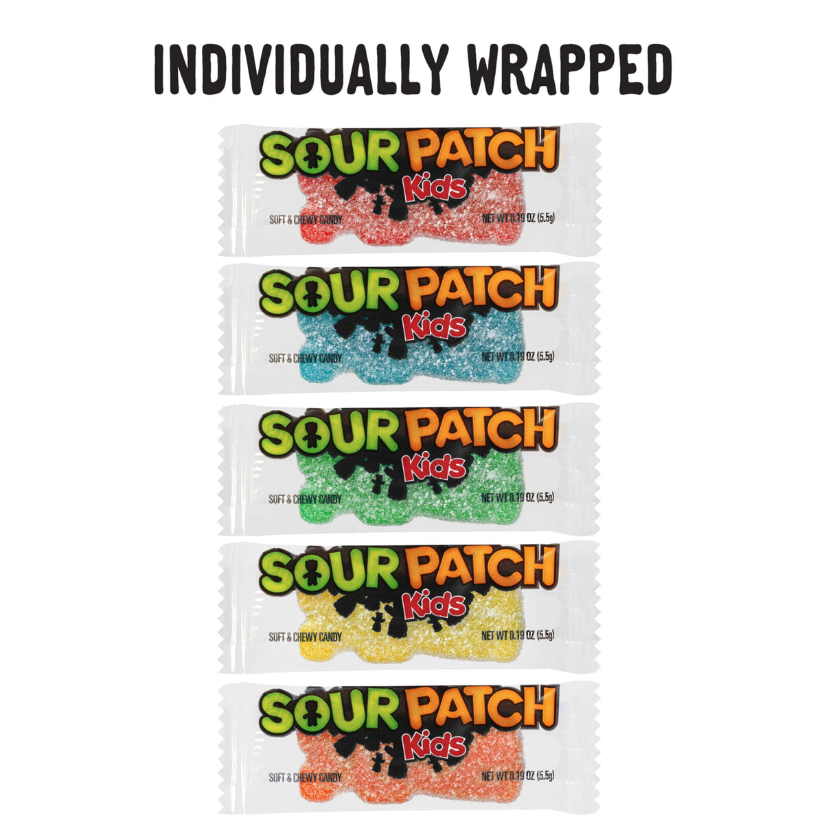 Big Kids Soft & Chewy Gummy Candy by Sour Patch Kids – 240 Count (Pack of 1), Multicolor, Model 00 70462 43147 00