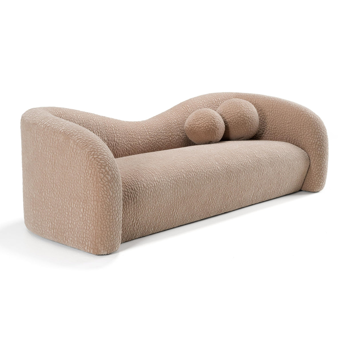 Calico - Contemporary Tan Fabric 3-Seat Sofa by Limari Home – Foam, Tan, Model LIM-82919