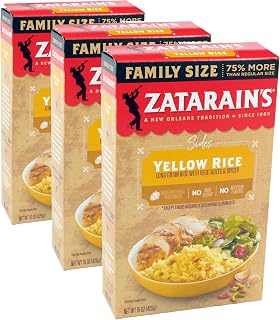 Zatarain's Family Size Yellow Rice, 15 oz (Pack of 3)