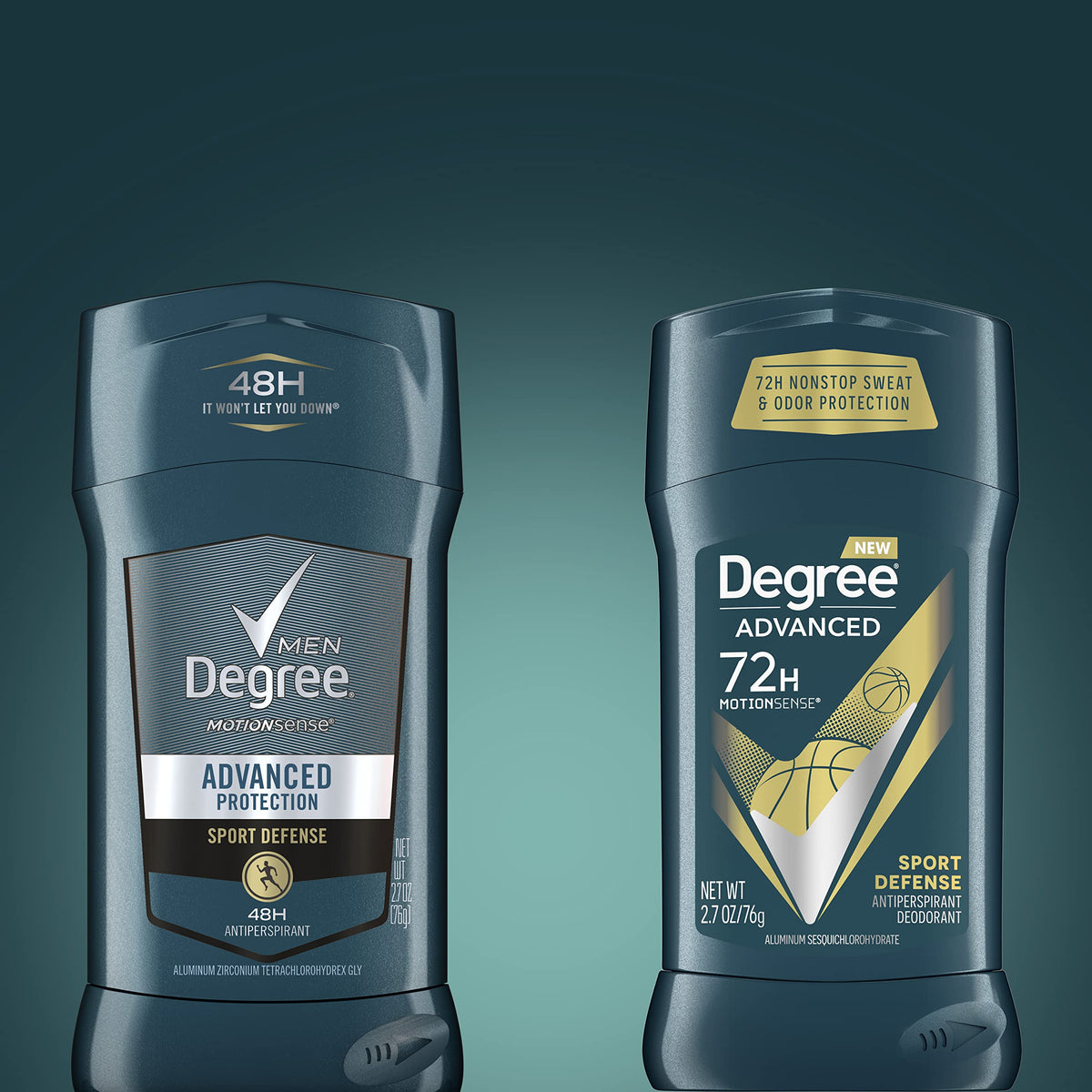 Advanced Antiperspirant Deodorant Sport Defense 2.7 oz 4 Count by Degree – 2.7 Ounce (Pack of 4), Pack of 4