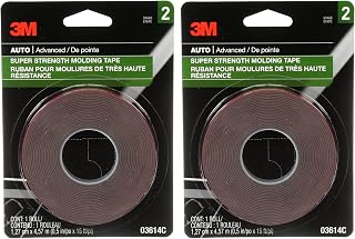 3M 03614 Scotch-Mount 1/2" x 15' Molding Tape (2-Rolls)