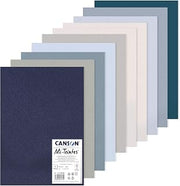 Canson Mi-Teintes Assorted A3 Drawing Paper 160gsm Cool Tones 10 Sheets