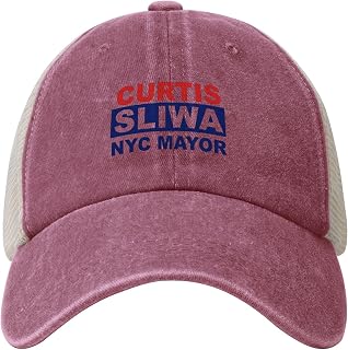 Curtis Sliwa for NYC Mayor Trucker Hat New York City 2026 Election Baseball Cap Adjustable