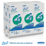 Scott Mega Cartridge 1-Ply Napkins – 6-1/2" x 8-7/16", White, 180 Per Pack, Case Of 6 Packs