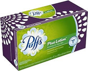 Puffs Plus Lotion Facial Tissues;124 Tissues Per Box (Pack of 24) (Old Version)