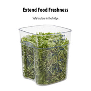 FreshPro 18Qt Food Storage Container in Clear for Industrial and Kitchen Use by Cambro – 18 quarts, Polycarbonate (PC), Clear, Model 18SFSPROCW135