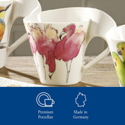 Mug 0.35l by Villeroy & Boch – 10.1 Ounces, 0.3 liters, Porcelain, White, Model 10-4155-9100